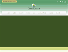 Tablet Screenshot of connemaragolflinks.com
